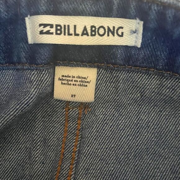 Billabong | EUC Women’s I’ve Simple Indigo Skirt Jean Mini-skirt Size 27 - Picture 6 of 6